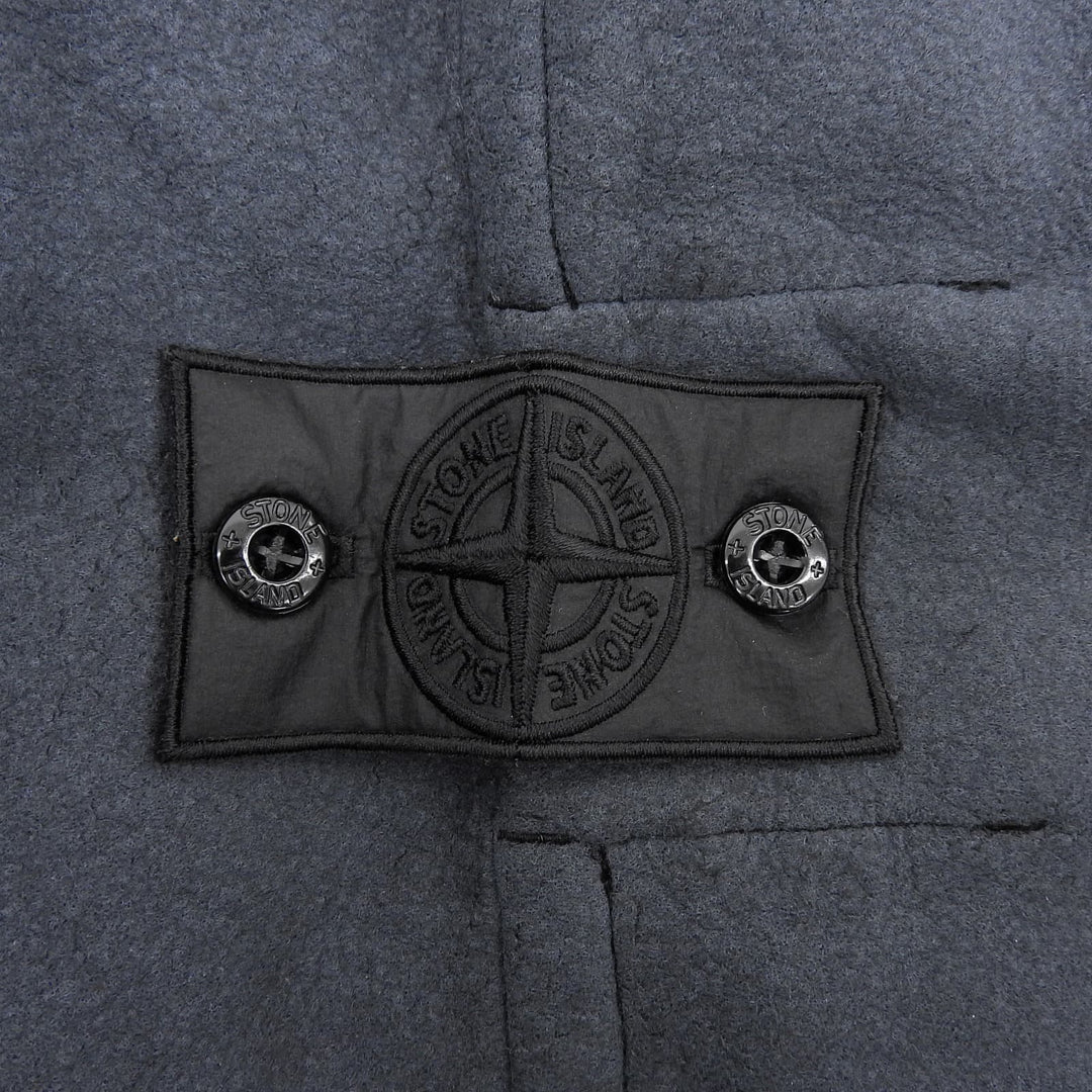 Excellent STONE ISLAND hoodie Dark green cotton mens M 77196012A