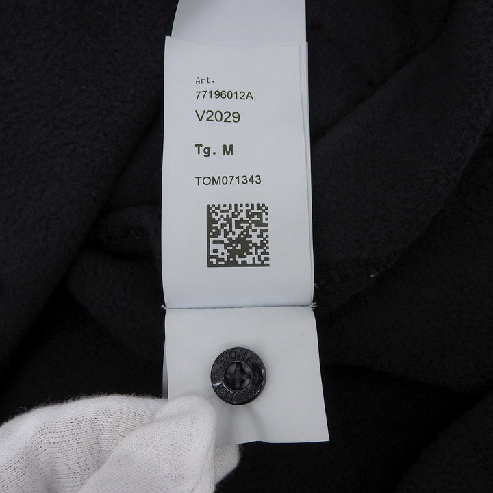 Excellent STONE ISLAND hoodie Dark green cotton mens M 77196012A