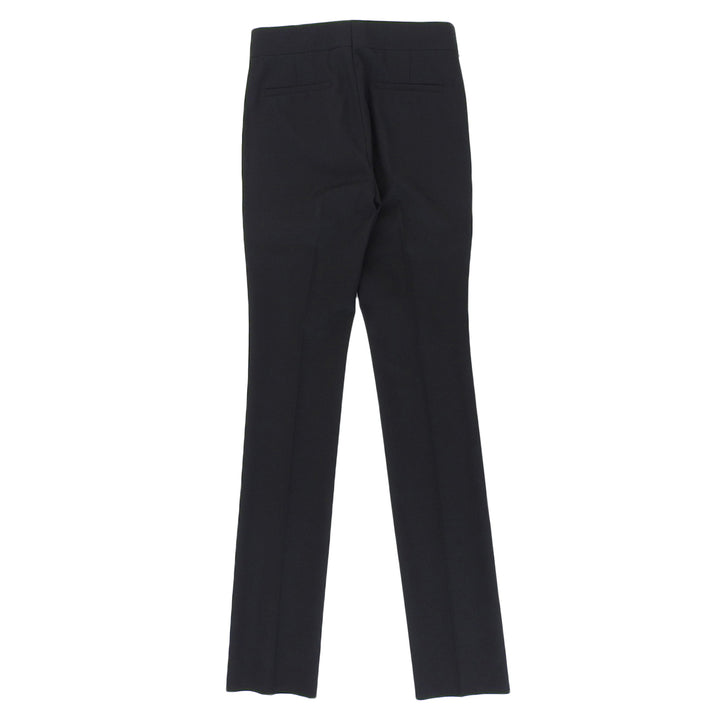 Pristine GIVENCHY Pants Slacks with chain detail black wool mens 44 BM50V813MP