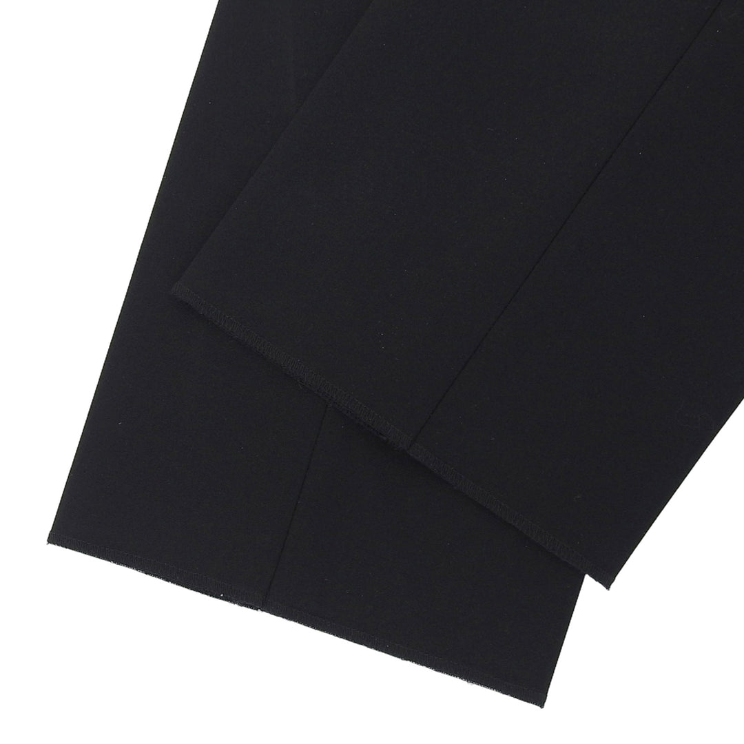 Pristine GIVENCHY Pants Slacks with chain detail black wool mens 44 BM50V813MP