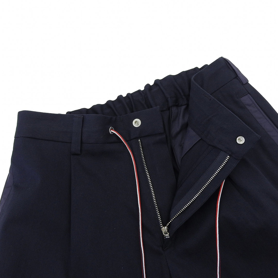 Great MONCLER Pants PANTALONE SPORTIVO Tricolor Navy cotton mens 44