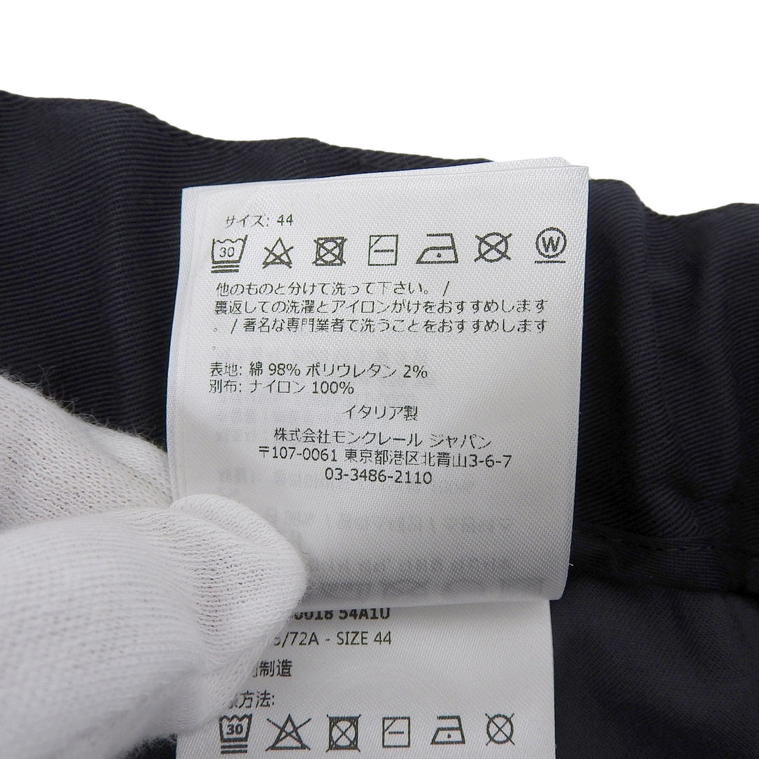 Great MONCLER Pants PANTALONE SPORTIVO Tricolor Navy cotton mens 44