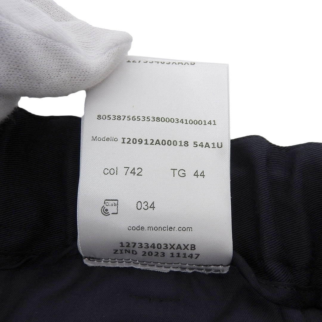 Great MONCLER Pants PANTALONE SPORTIVO Tricolor Navy cotton mens 44