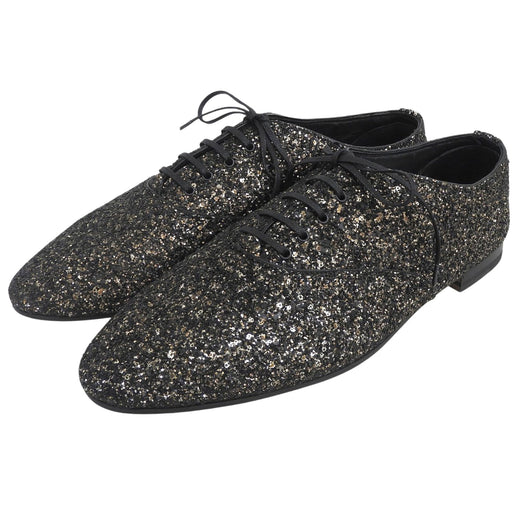 Excellent SAINT LAURENT PARIS Leather shoes series Glitter mens 42 528385