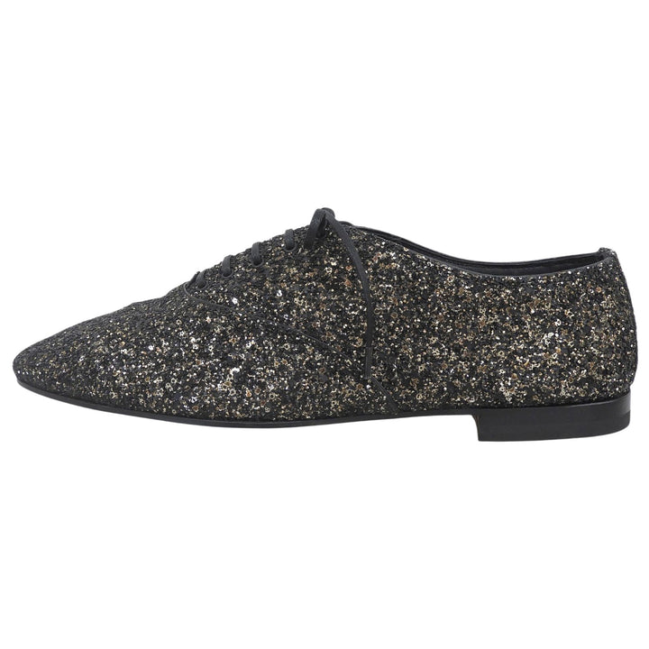 Excellent SAINT LAURENT PARIS Leather shoes series Glitter mens 42 528385