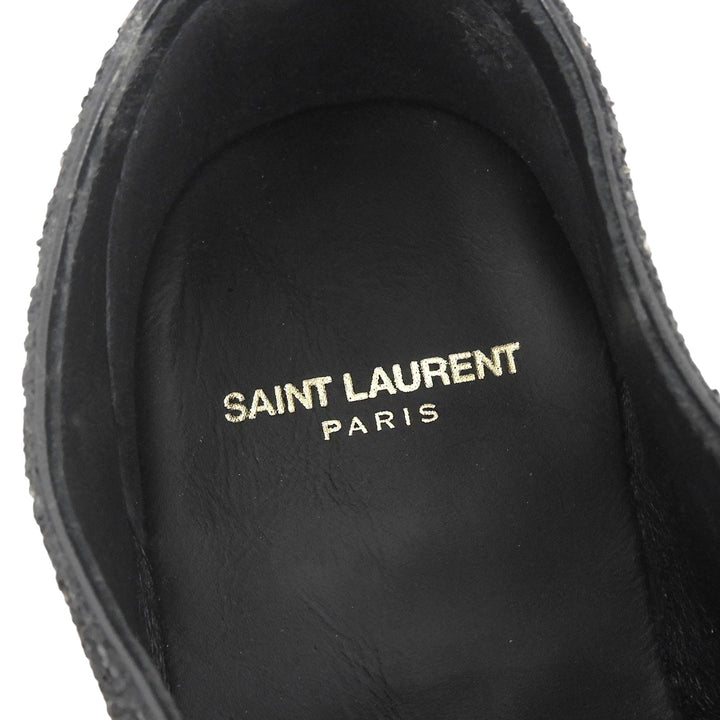 Excellent SAINT LAURENT PARIS Leather shoes series Glitter mens 42 528385