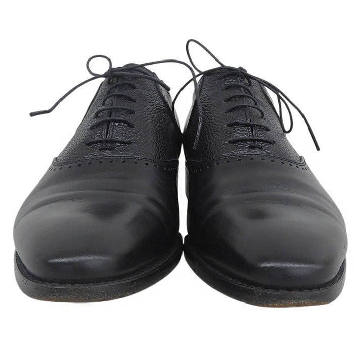 Great 三陽山長 Leather shoes saddle shoes black Calf leather mens 7.5