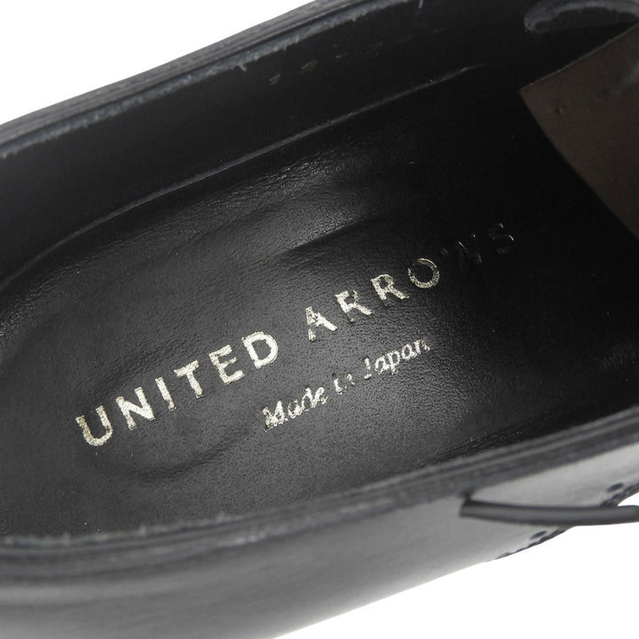 Great 三陽山長 Leather shoes saddle shoes black Calf leather mens 7.5