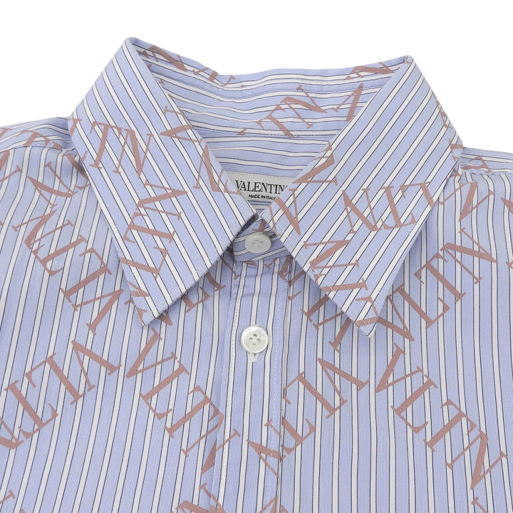 Great Valentino Long sleeve shirt LVTN logo all-over print Light 38 RV0ABA95QRU