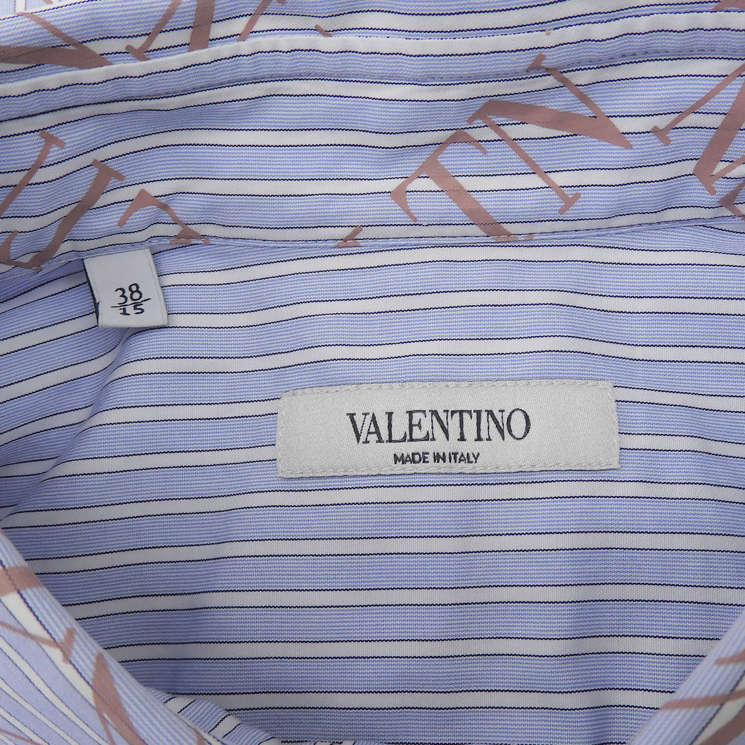 Great Valentino Long sleeve shirt LVTN logo all-over print Light 38 RV0ABA95QRU