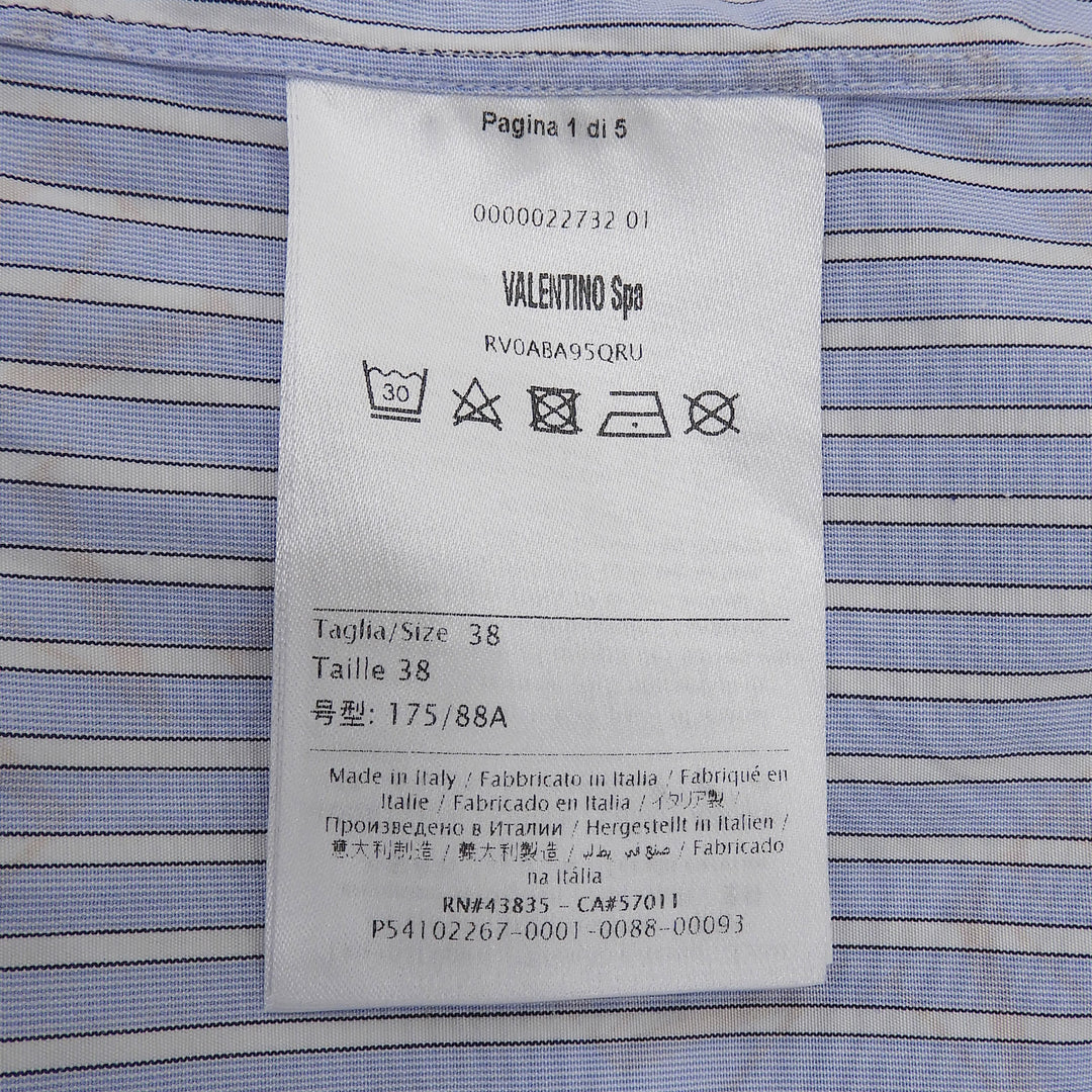 Great Valentino Long sleeve shirt LVTN logo all-over print Light 38 RV0ABA95QRU