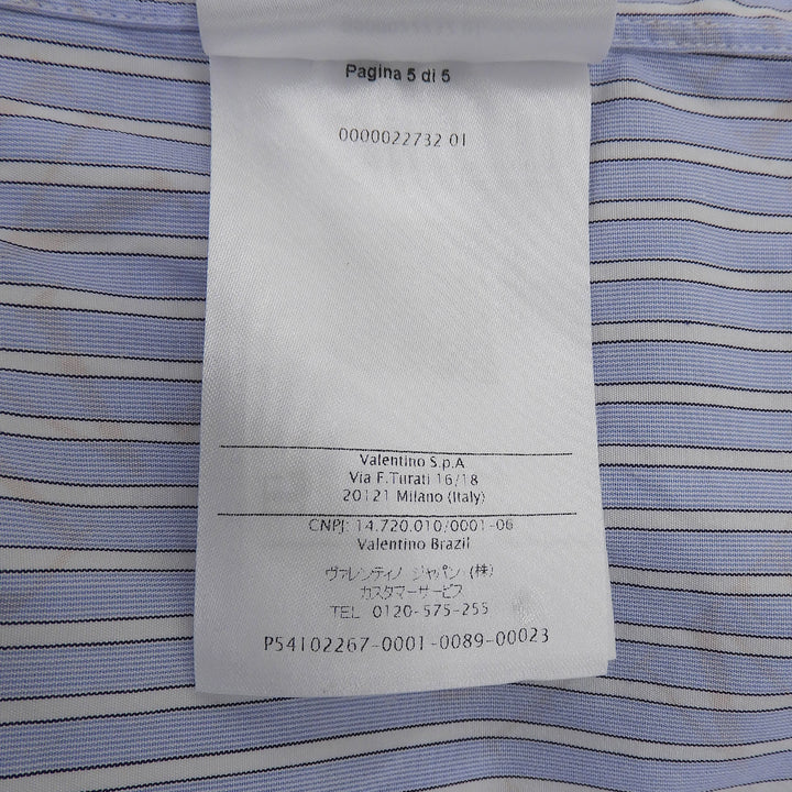 Great Valentino Long sleeve shirt LVTN logo all-over print Light 38 RV0ABA95QRU
