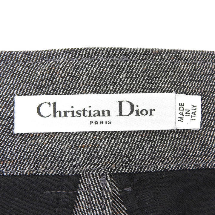 Excellent Christian Dior Shorts With logo button cotton Women 42 247P09A3439