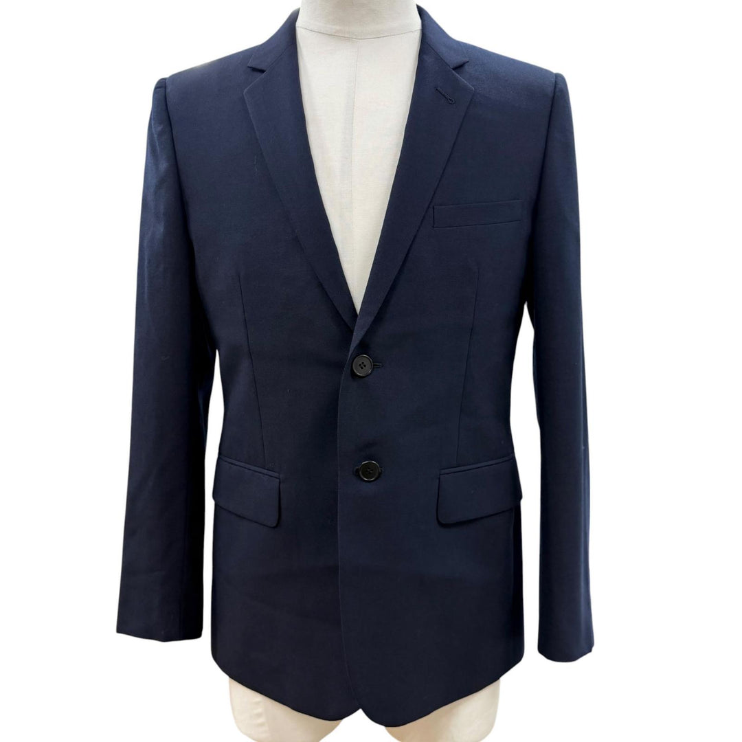 Great SAINT LAURENT PARIS two-piece set Navy wool mens 46 389869