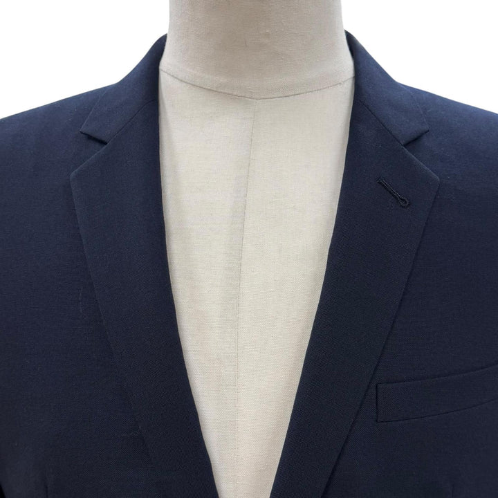 Great SAINT LAURENT PARIS two-piece set Navy wool mens 46 389869
