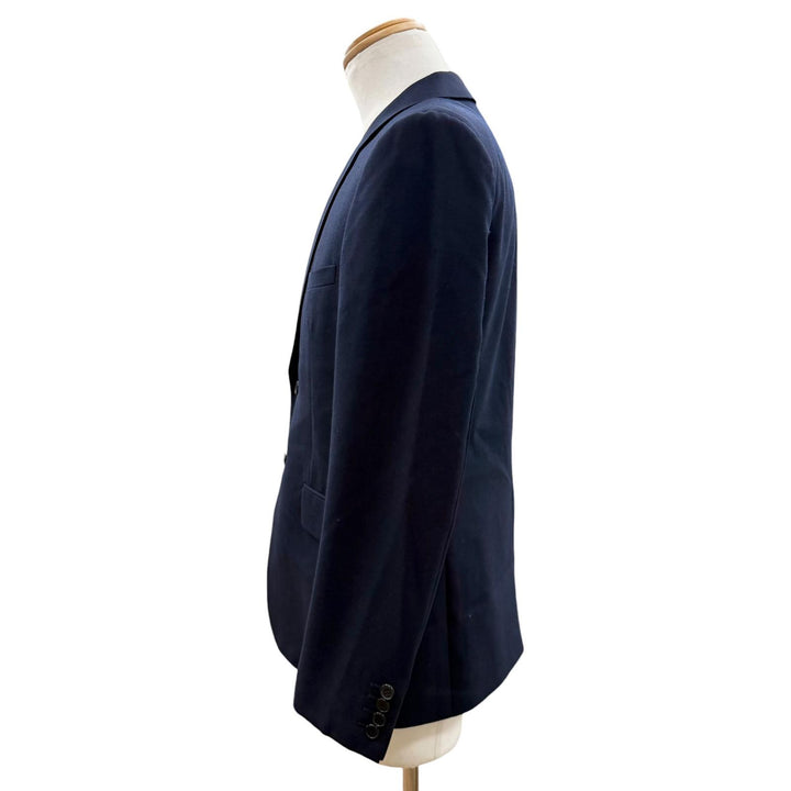 Great SAINT LAURENT PARIS two-piece set Navy wool mens 46 389869