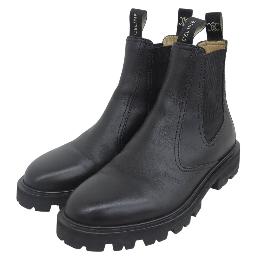 Great CELINE boots Margaret Chelsea black leather Women 39 343413554C