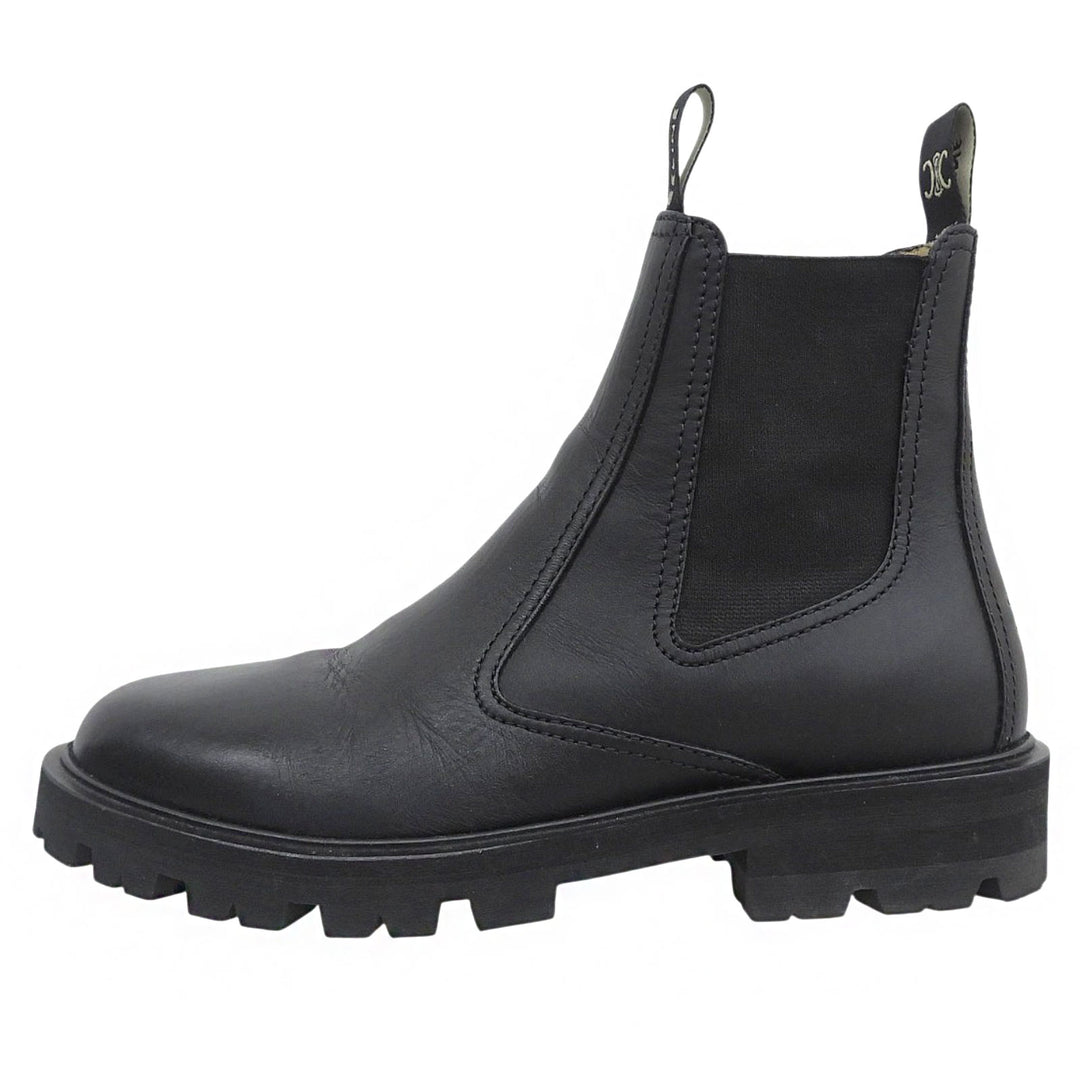 Great CELINE boots Margaret Chelsea black leather Women 39 343413554C