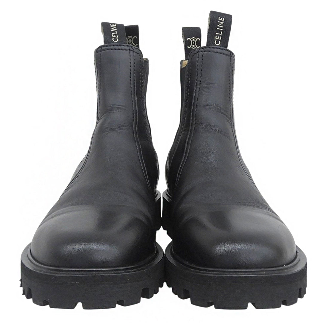 Great CELINE boots Margaret Chelsea black leather Women 39 343413554C