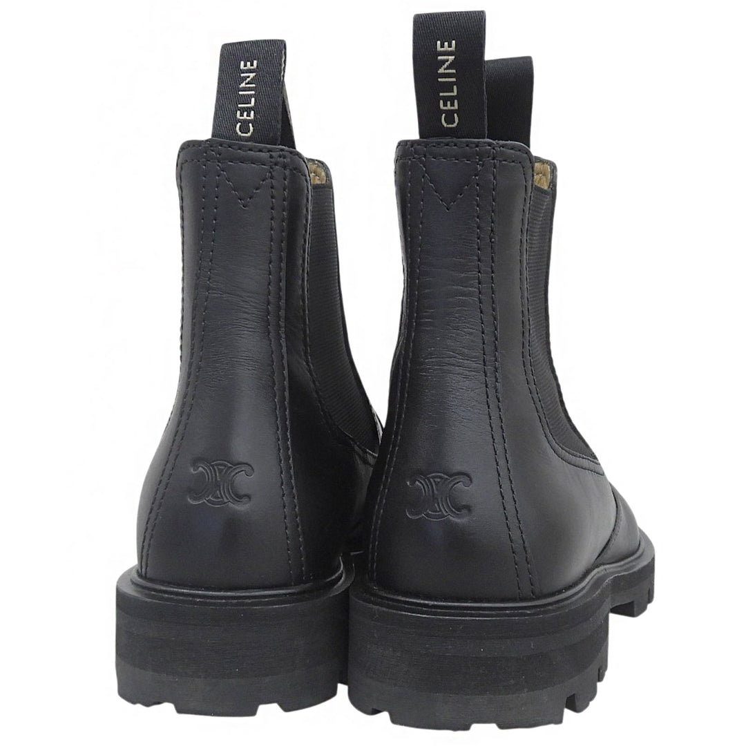 Great CELINE boots Margaret Chelsea black leather Women 39 343413554C