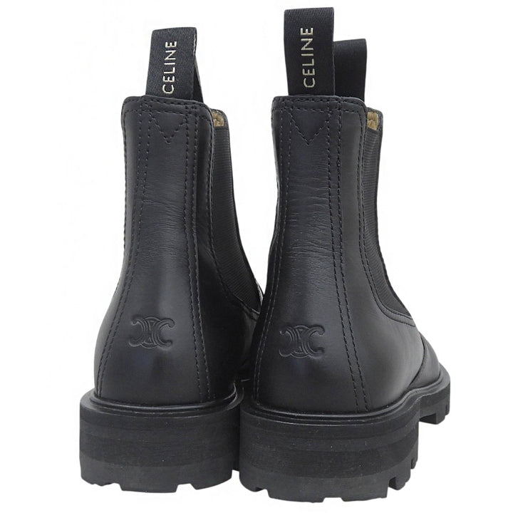 Great CELINE boots Margaret Chelsea black leather Women 39 343413554C