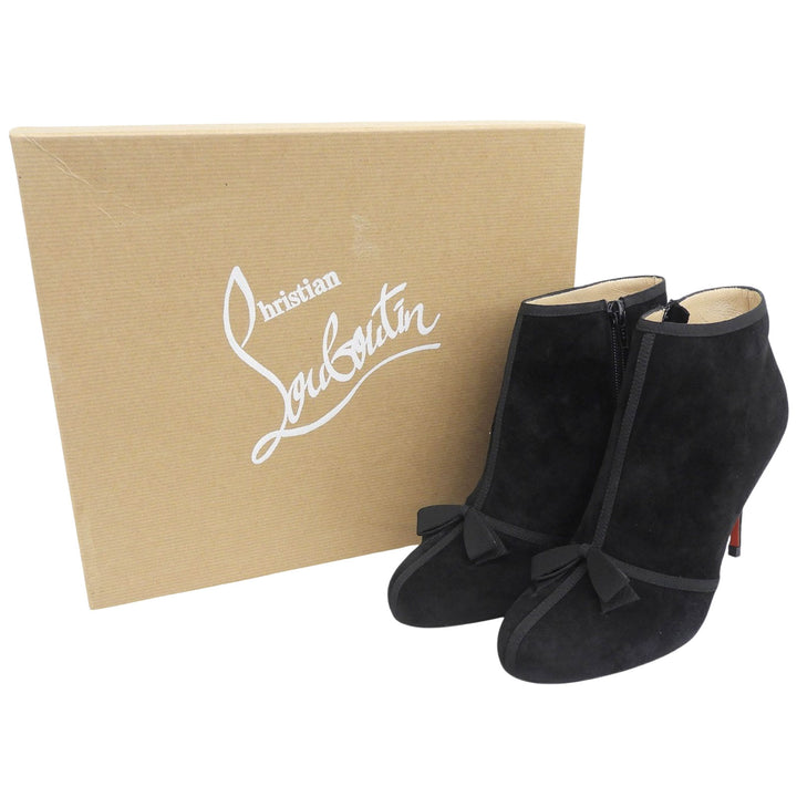 Great Christian Louboutin Ankle boots Arnoeud black Suede leather Women 37.5