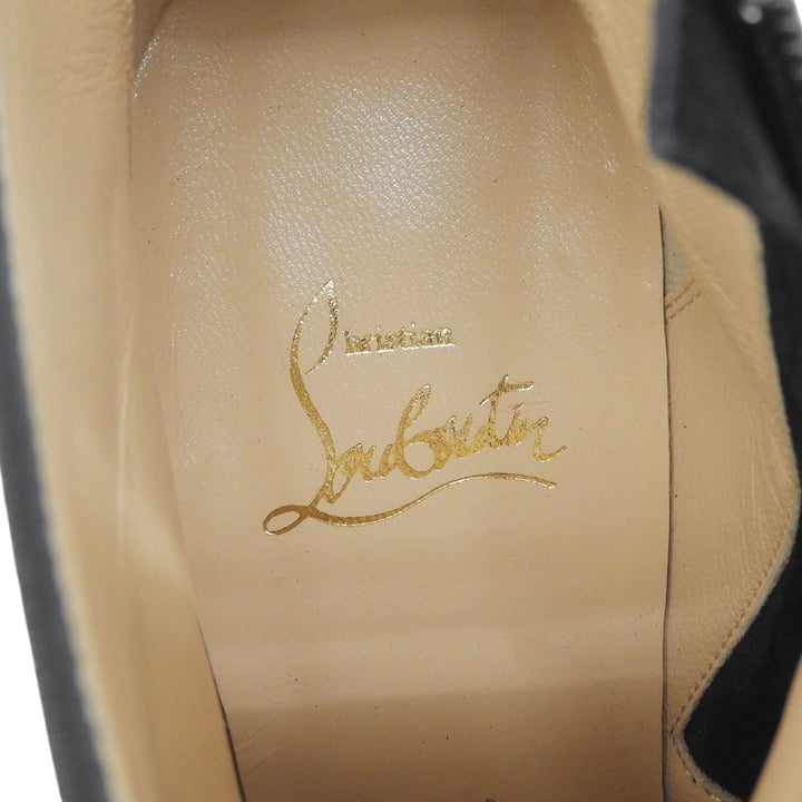 Great Christian Louboutin Ankle boots Arnoeud black Suede leather Women 37.5