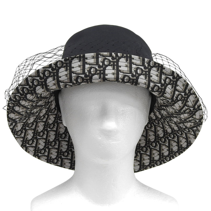 Excellent Christian Dior hat TEDDY-D black polyester Women 57 95TDD924G130