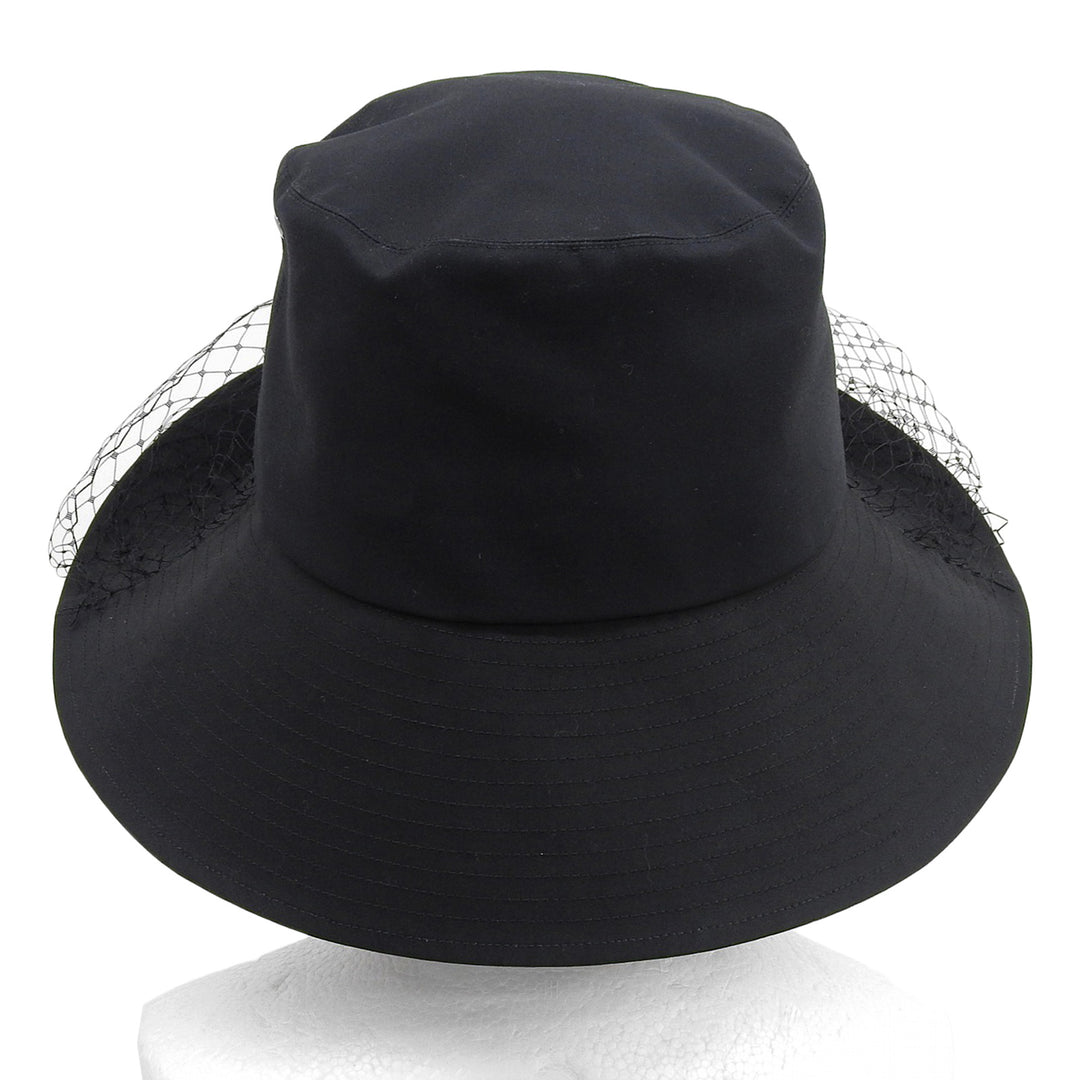 Excellent Christian Dior hat TEDDY-D black polyester Women 57 95TDD924G130
