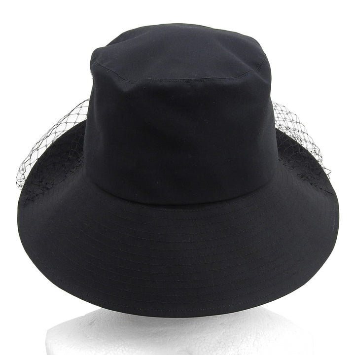 Excellent Christian Dior hat TEDDY-D black polyester Women 57 95TDD924G130