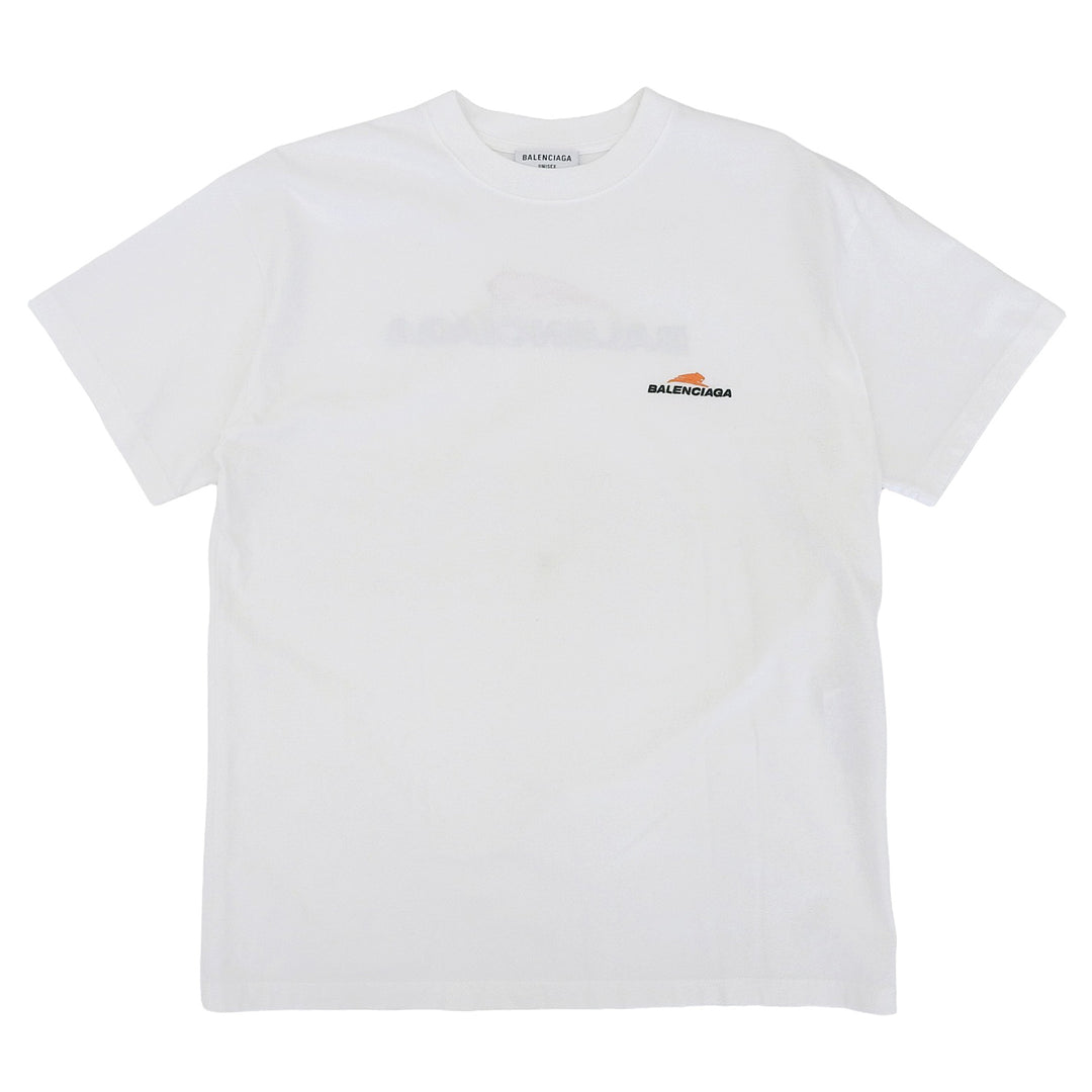 Excellent BALENCIAGA Short sleeve T-shirt white cotton mens M 612965
