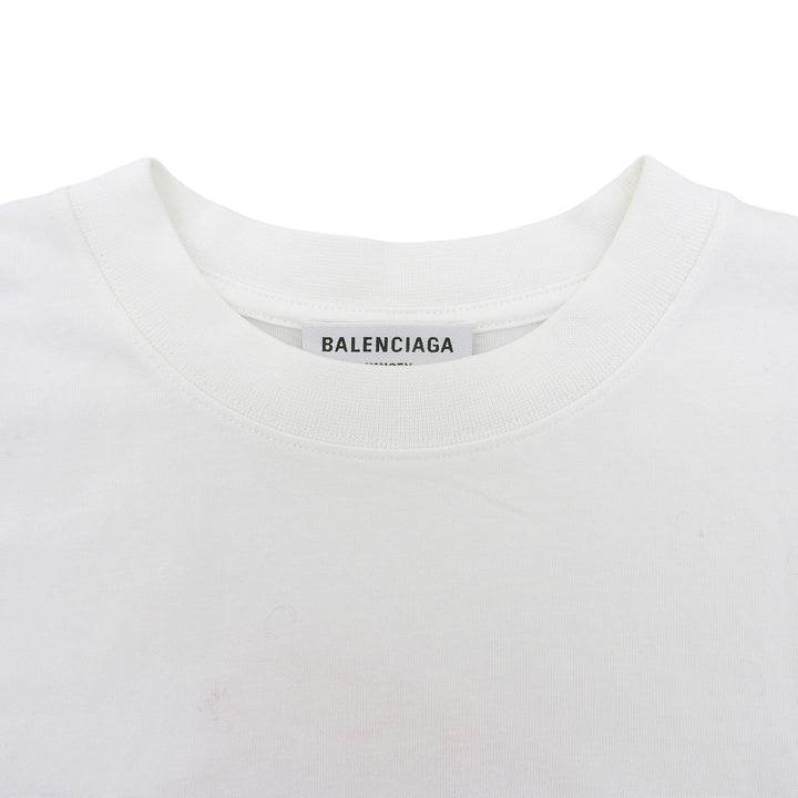Excellent BALENCIAGA Short sleeve T-shirt white cotton mens M 612965