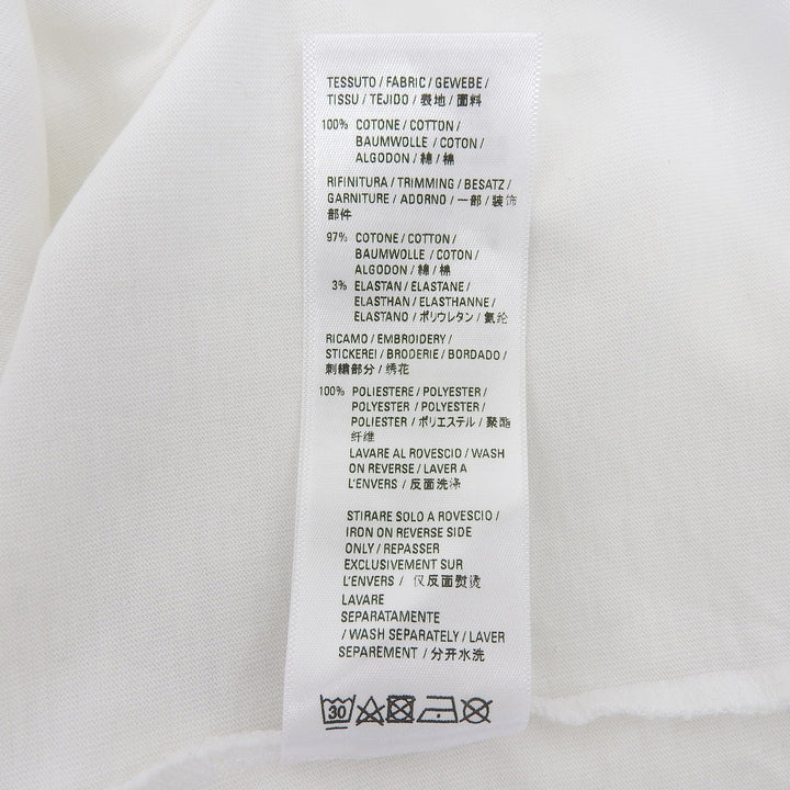Excellent BALENCIAGA Short sleeve T-shirt white cotton mens M 612965