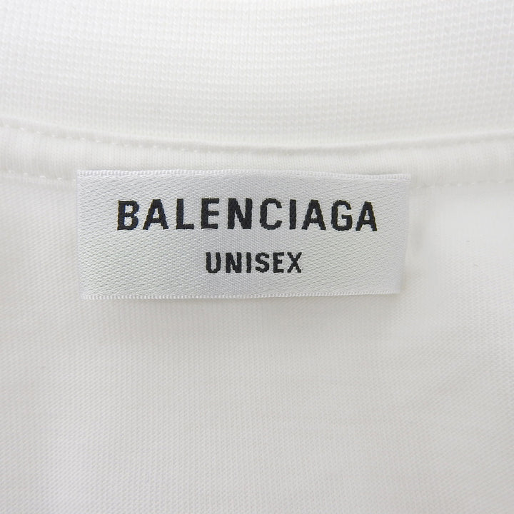 Excellent BALENCIAGA Short sleeve T-shirt white cotton mens M 612965