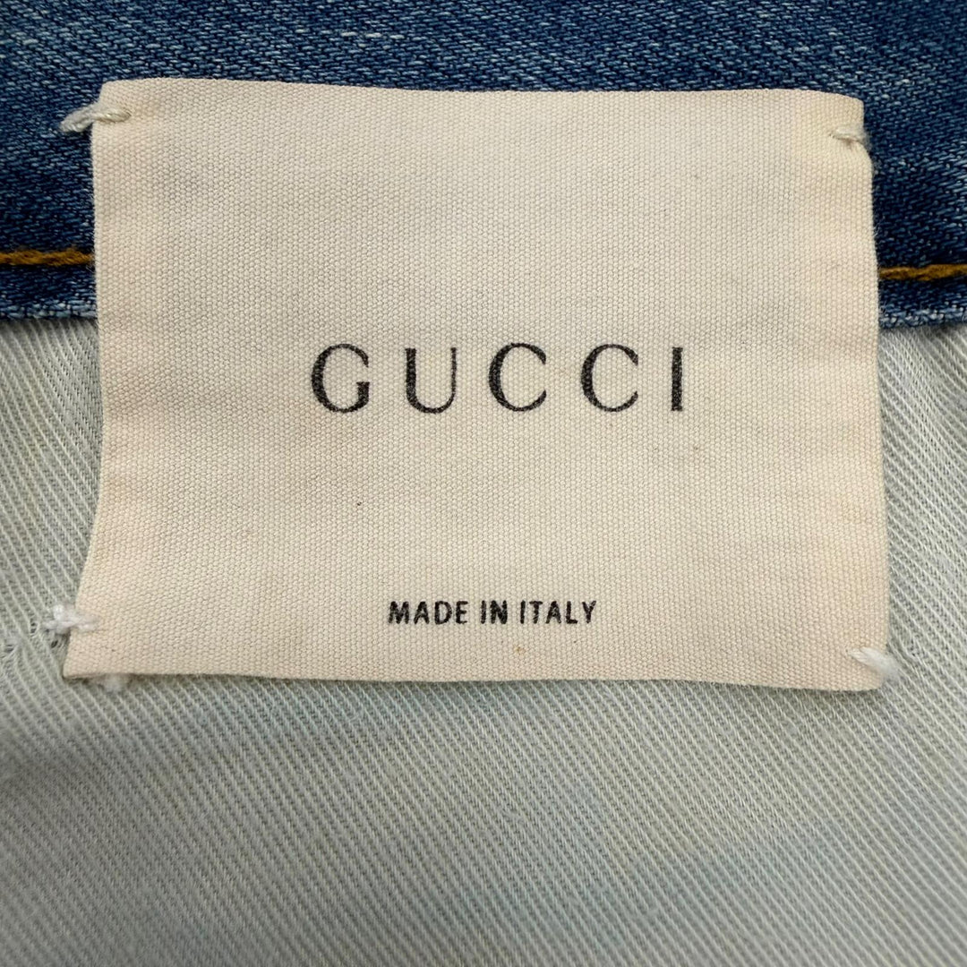 Great GUCCI Denim pants blue cotton mens 30 422724