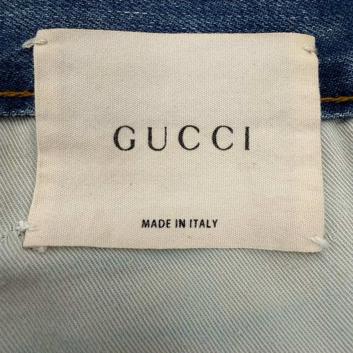 Great GUCCI Denim pants blue cotton mens 30 422724