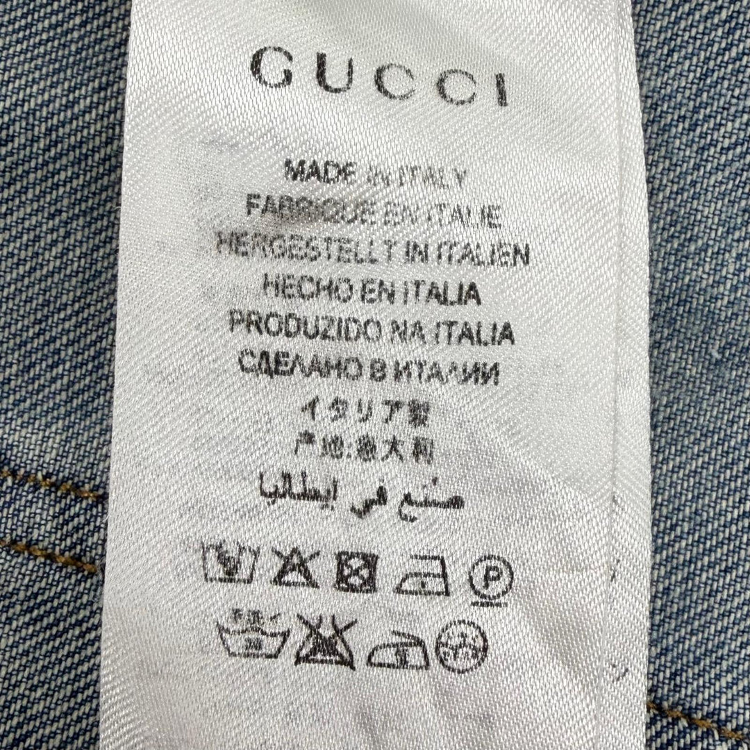 Great GUCCI Denim pants blue cotton mens 30 422724