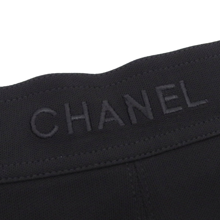 Excellent CHANEL BOUTIQUE skirt black Rayon Women 36 97P P07157