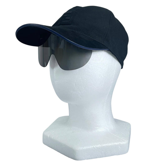 Great FENDI cap Eye cap (Fendi Eyecap) FF logo sunglasses included black 40022U