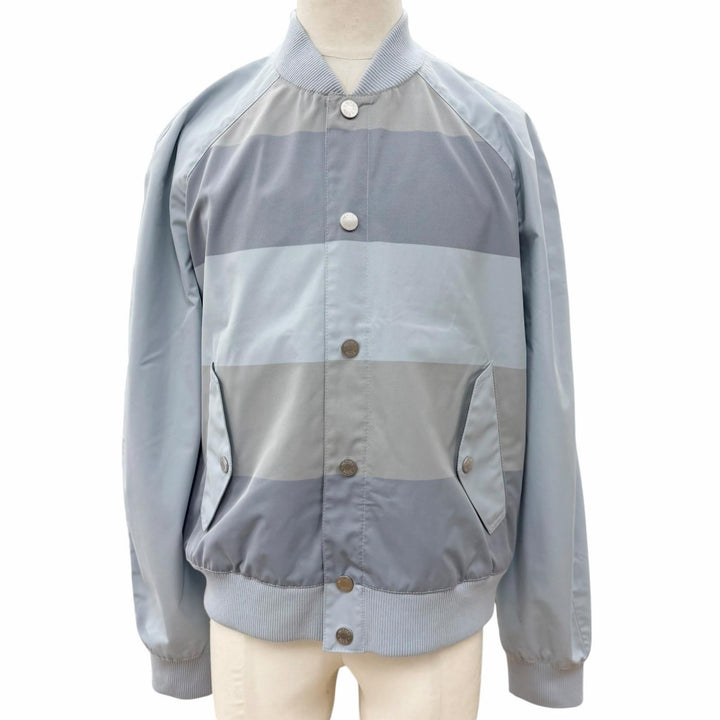 Pristine HERMES Blouson BLOUSON BORDS-COTES CAMBRIDGE Light blue 50 H552740HI