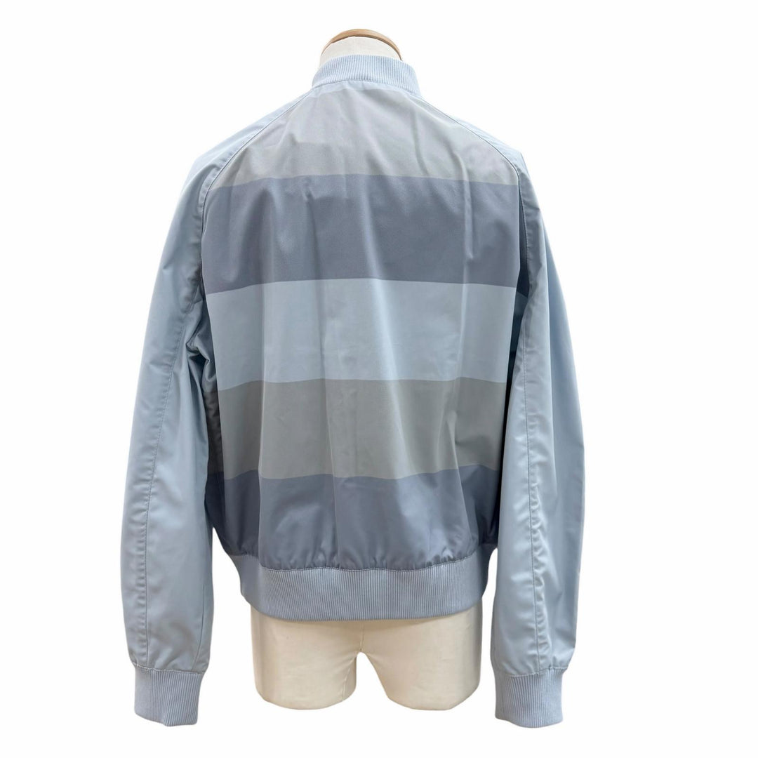 Pristine HERMES Blouson BLOUSON BORDS-COTES CAMBRIDGE Light blue 50 H552740HI