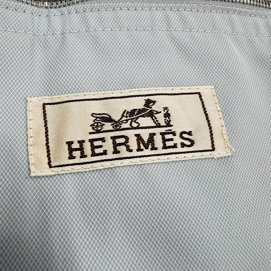 Pristine HERMES Blouson BLOUSON BORDS-COTES CAMBRIDGE Light blue 50 H552740HI