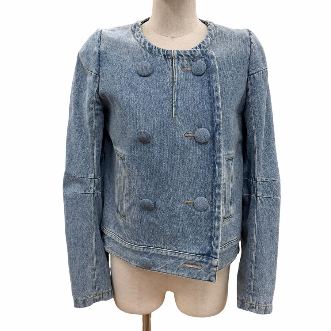 Discounted Excellent LOUIS VUITTON Jacket Indigo cotton Women 36