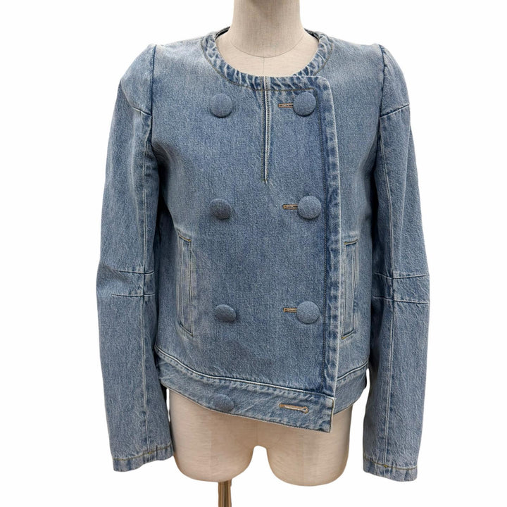 Discounted Excellent LOUIS VUITTON Jacket Indigo cotton Women 36