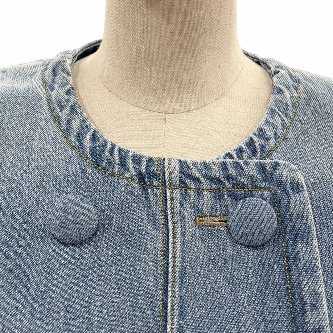 Discounted Excellent LOUIS VUITTON Jacket Indigo cotton Women 36