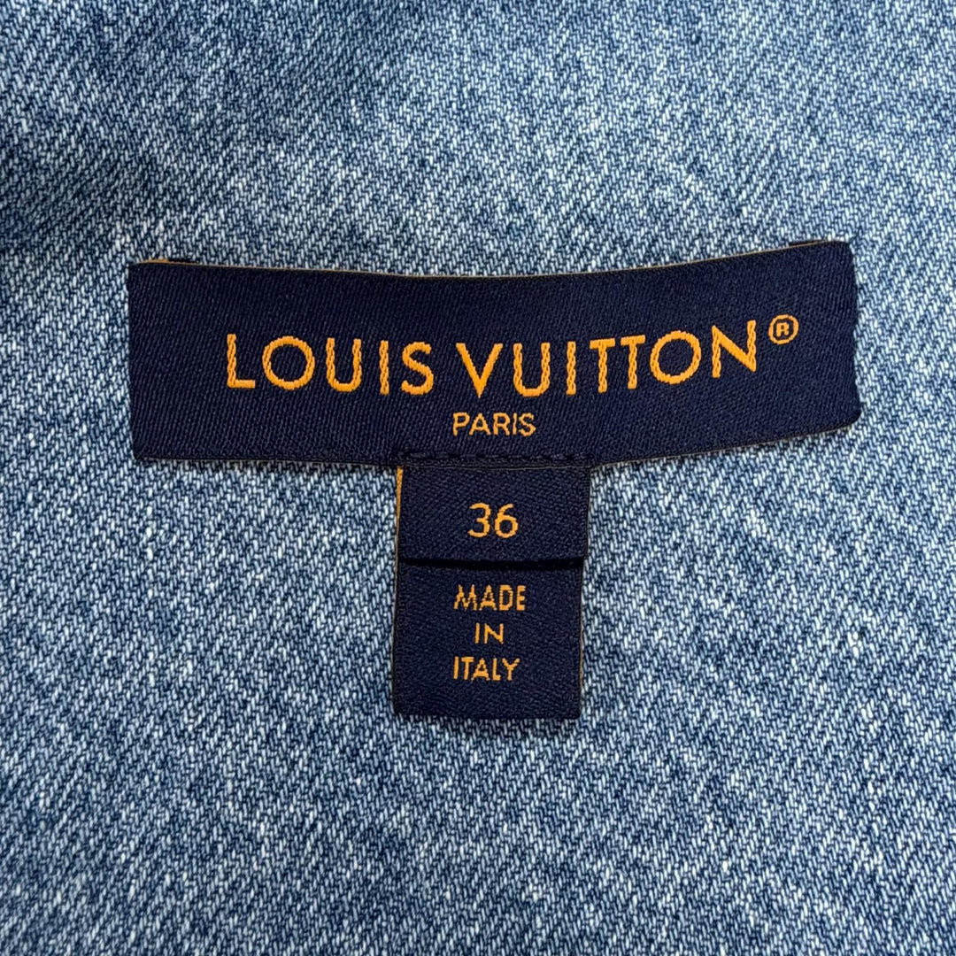 Discounted Excellent LOUIS VUITTON Jacket Indigo cotton Women 36
