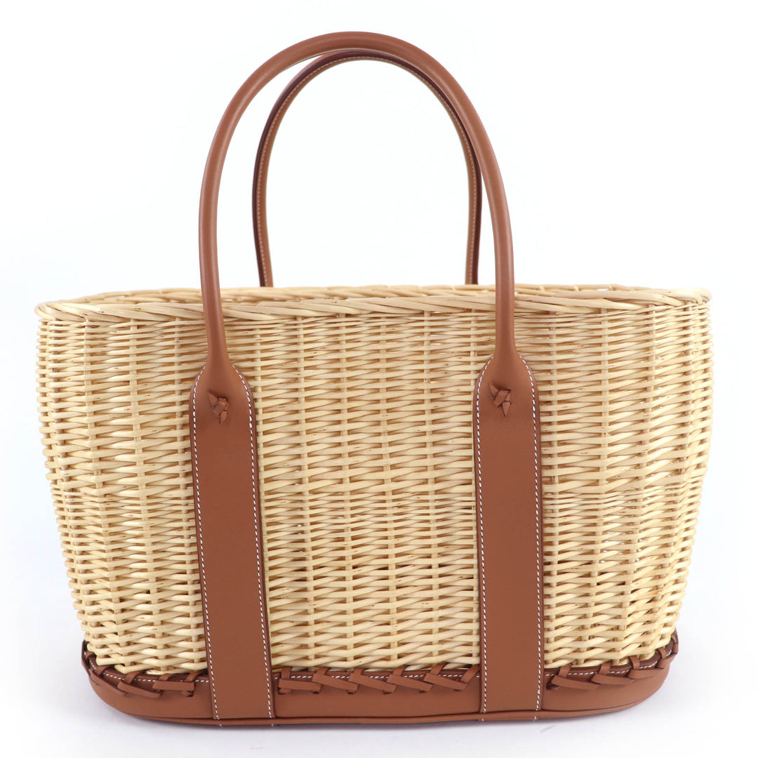 Pristine HERMES Handbag Garden picnic, garden party PM Swift Women