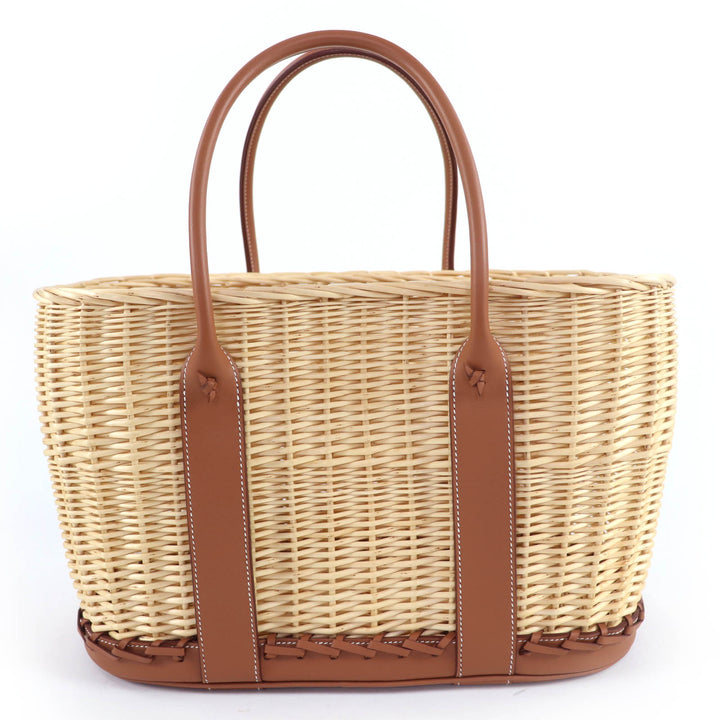 Pristine HERMES Handbag Garden picnic, garden party PM Swift Women
