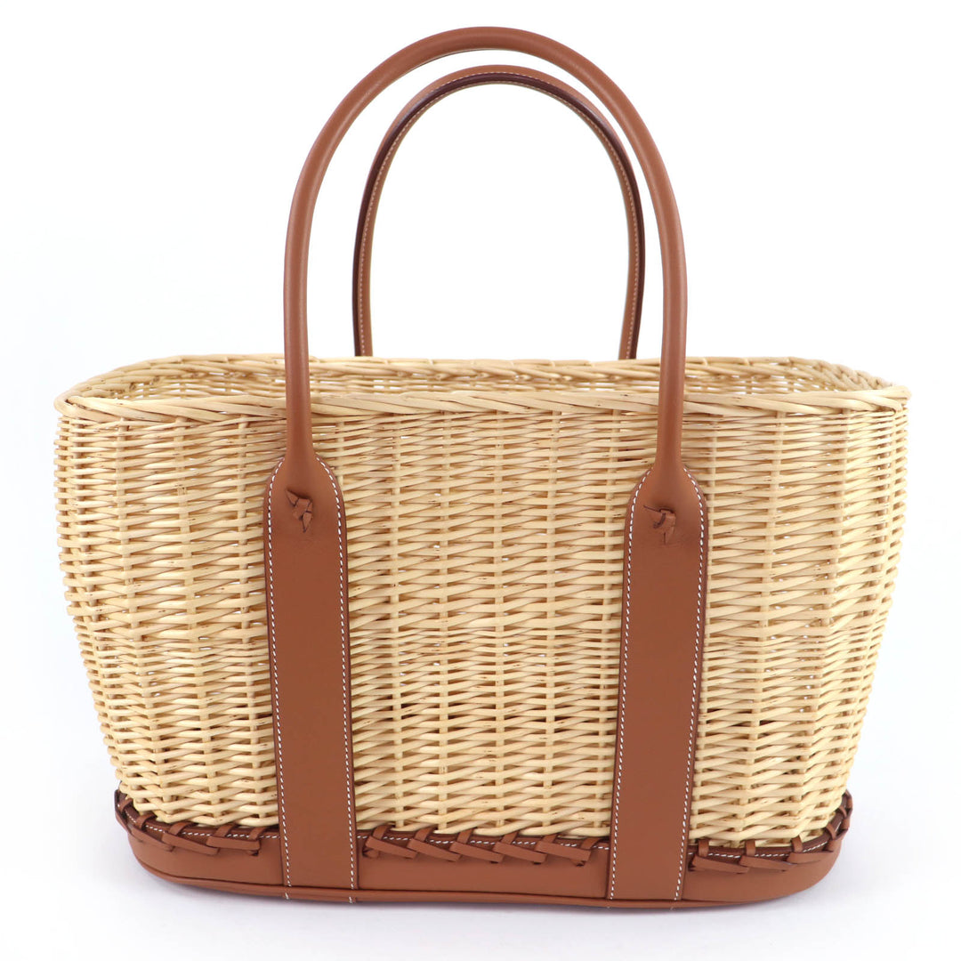 Pristine HERMES Handbag Garden picnic, garden party PM Swift Women