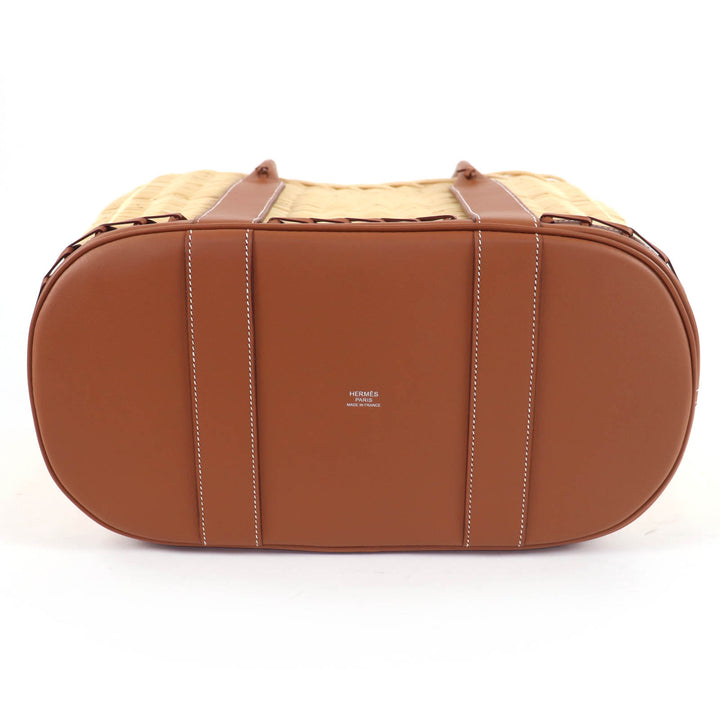 Pristine HERMES Handbag Garden picnic, garden party PM Swift Women